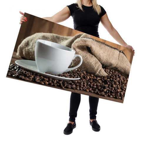 Wallplex falburkoló konyhapanel Kávéscsésze, 4 méretben, vízálló falburkolat konyhába Wallplex falburkoló konyhapanel Kávéscsésze, 4 méretben, vízálló falburkolat konyhába