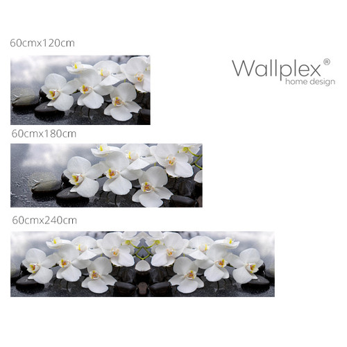 Wallplex falburkoló konyhapanel Orchidea, 4 méretben, vízálló falburkolat konyhába Wallplex falburkoló konyhapanel Orchidea, 4 méretben, vízálló falburkolat konyhába