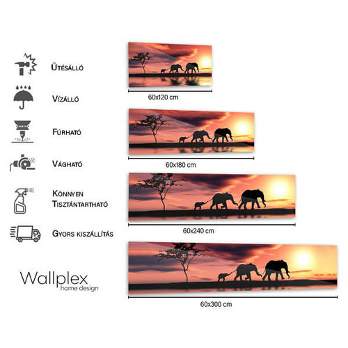 Wallplex falburkoló konyhapanel Safari természet, 4 méretben, vízálló falburkolat konyhába Wallplex falburkoló konyhapanel Safari természet, 4 méretben, vízálló falburkolat konyhába