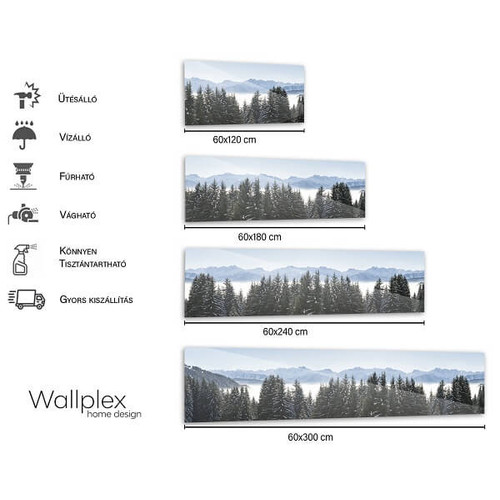 Wallplex falburkoló konyhapanel Fenyő természet, 4 méretben, vízálló falburkolat konyhába Wallplex falburkoló konyhapanel Fenyő természet, 4 méretben, vízálló falburkolat konyhába
