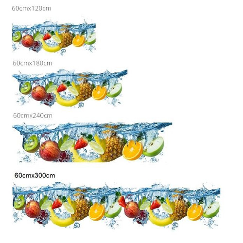 Wallplex falburkoló konyhapanel Fruit splash, 4 méretben, vízálló falburkolat konyhába Wallplex falburkoló konyhapanel Fruit splash, 4 méretben, vízálló falburkolat konyhába