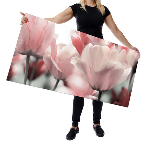 Wallplex falburkoló konyhapanel Pink Garden rózsaszín, 4 méretben, vízálló falburkolat konyhába