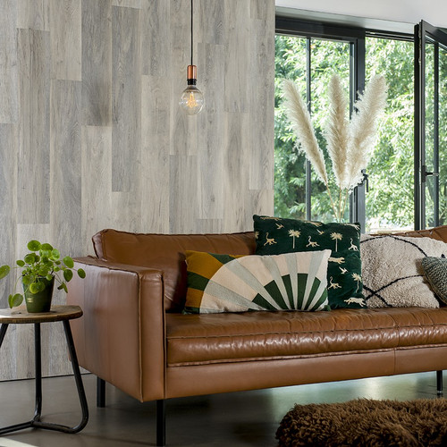 Wood-Look Barnwood Oak White Wash - Világos tölgy famintás vízálló vinyl falpanel Wood-Look Barnwood Oak White Wash - Világos tölgy famintás vízálló vinyl falpanel