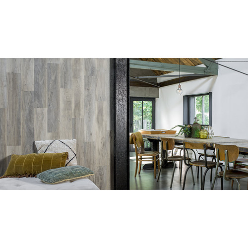 Wood-Look Barnwood Oak White Wash - Világos tölgy famintás vízálló vinyl falpanel Wood-Look Barnwood Oak White Wash - Világos tölgy famintás vízálló vinyl falpanel