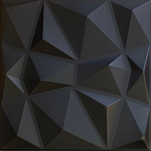 12 m2 Polistar Diament fekete polisztirol 50x50 cm panel csomagajánlat
