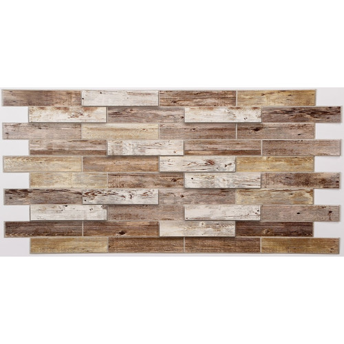 FLEXWALL PVC falpanel Dutch Oak holland tölgy barna 98x48 cm, falburkolat