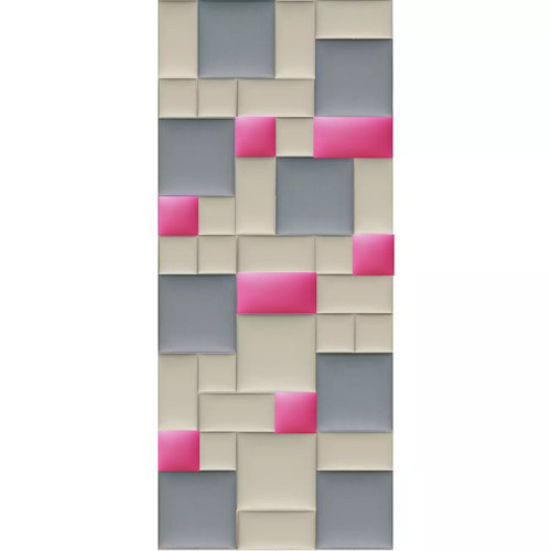Előszobafal-40 hangszigetelő 2cm vastag műbőr falpanelekből, beige, rózsaszín, szürke színű Előszobafal-40 hangszigetelő 2cm vastag műbőr falpanelekből, beige, rózsaszín, szürke színű