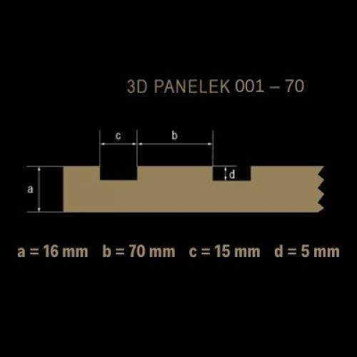 LEER-001-70 bordázott festhető lamellás falpanel, beltéri lamella burkolat (68x200cm) LEER-001-70 bordázott festhető lamellás falpanel, beltéri lamella burkolat (68x200cm)