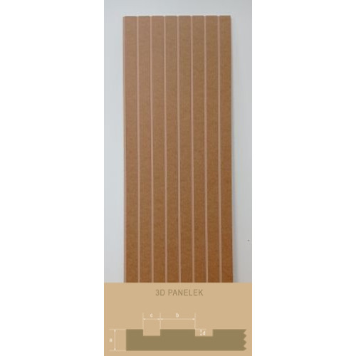 LEER-001-70 bordázott festhető lamellás falpanel, beltéri lamella burkolat (68x200cm) LEER-001-70 bordázott festhető lamellás falpanel, beltéri lamella burkolat (68x200cm)