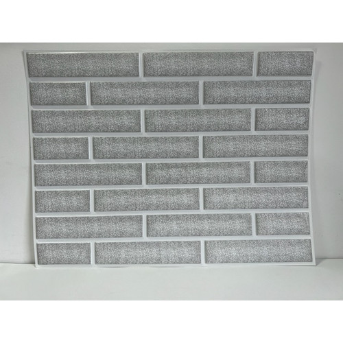 M-FLEX PVC falburkolat szürke tégla dekor panel-6, 3d falpanel műanyag burkolat M-FLEX PVC falburkolat szürke tégla dekor panel-6, 3d falpanel műanyag burkolat