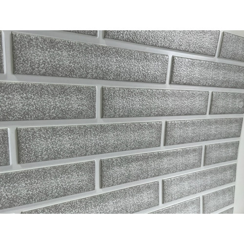M-FLEX PVC falburkolat szürke tégla dekor panel-6, 3d falpanel műanyag burkolat M-FLEX PVC falburkolat szürke tégla dekor panel-6, 3d falpanel műanyag burkolat