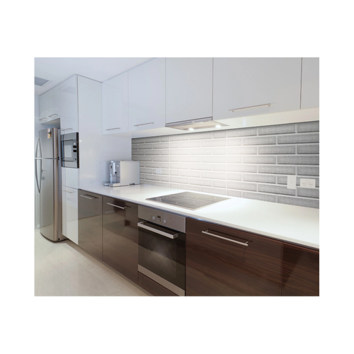 M-FLEX PVC falburkolat szürke tégla dekor panel-6, 3d falpanel műanyag burkolat M-FLEX PVC falburkolat szürke tégla dekor panel-6, 3d falpanel műanyag burkolat