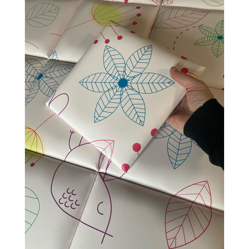Pink rózsaszín design nyomtatott műbőr falvédő (200x75 cm)