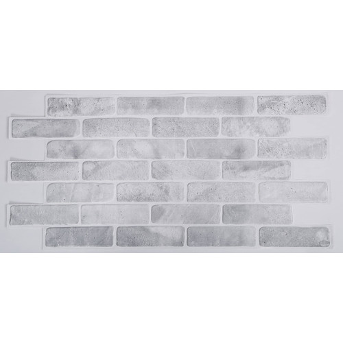 FLEXWALL PVC falpanel Old Brick Grey szürke tégla 102,5x49 cm, modern burkolat