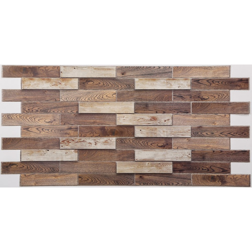 FLEXWALL PVC falpanel Old Tree antik fa 98x48 cm, dekorpanel