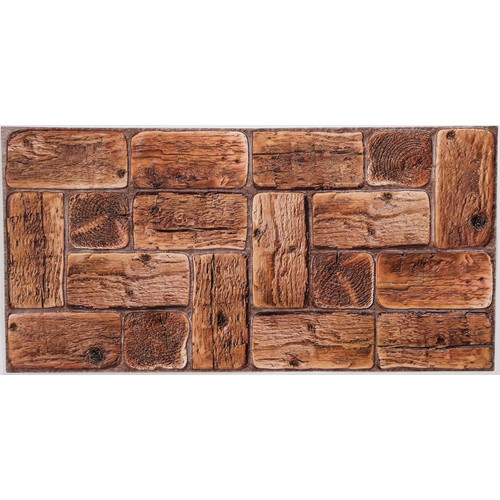FLEXWALL PVC falburkolat Old Wood öreg fa barna 96x48 cm