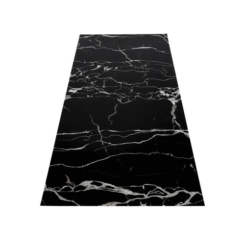 Öntapadós falpanel ARS-03 fekete-fehér márvány, fényes szivacsos 60x30 cm (6 db)