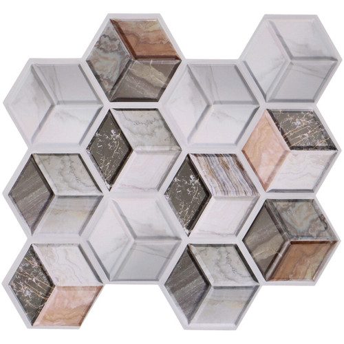 Öntapadós szivacsos térbeli kocka 3D falpanel 30x30 cm (4 db)
