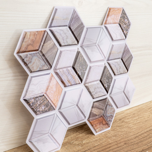Öntapadós szivacsos térbeli kocka 3D falpanel 30x30 cm (4 db)