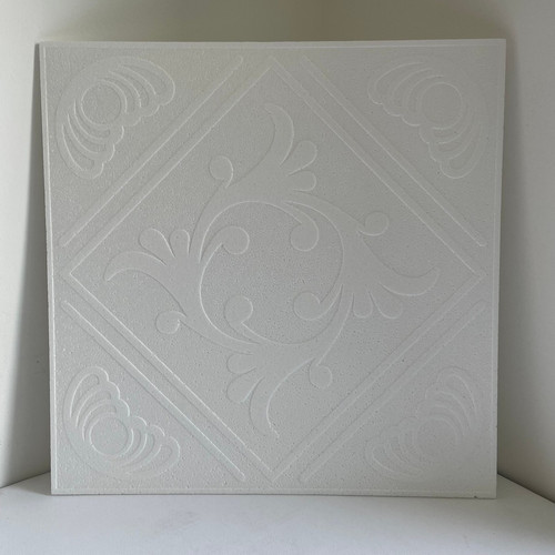 Álmennyezet - Ajka beltéri fehér festhető hungarocell polisztirol álmennyezet (50x50cm) Álmennyezet - Ajka beltéri fehér festhető hungarocell polisztirol álmennyezet (50x50cm)