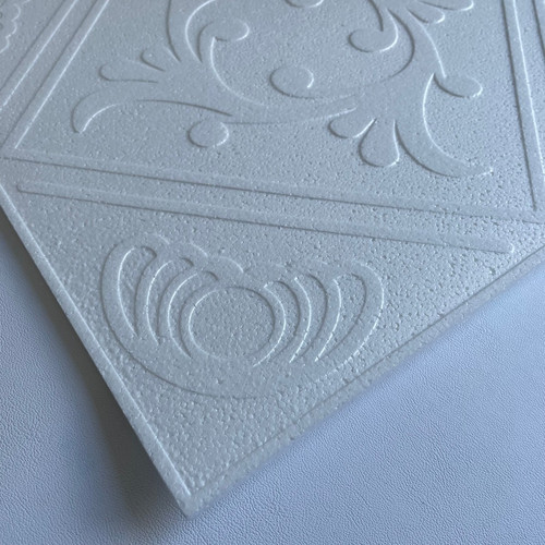 Álmennyezet - Ajka beltéri fehér festhető hungarocell polisztirol álmennyezet (50x50cm) Álmennyezet - Ajka beltéri fehér festhető hungarocell polisztirol álmennyezet (50x50cm)
