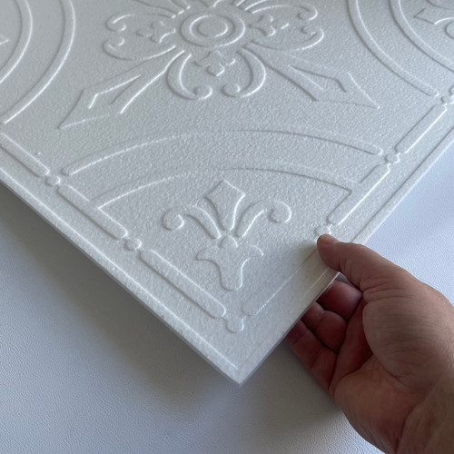 Álmennyezet - Ózd beltéri fehér festhető hungarocell polisztirol álmennyezet, mennyezet burkolat (50x50cm) Álmennyezet - Ózd beltéri fehér festhető hungarocell polisztirol álmennyezet, mennyezet burkolat (50x50cm)