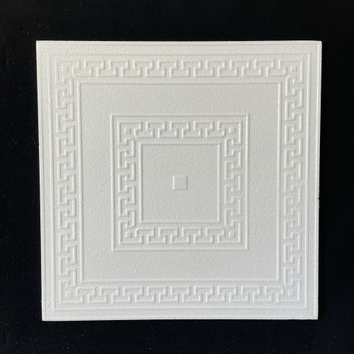 Álmennyezet - Szarvas sormintás EPS polisztirol álmennyezet dekorációs lap, festhető dekorpanel (50x50cm) Álmennyezet - Szarvas sormintás EPS polisztirol álmennyezet dekorációs lap, festhető dekorpanel (50x50cm)