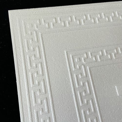 Álmennyezet - Szarvas sormintás EPS polisztirol álmennyezet dekorációs lap, festhető dekorpanel (50x50cm) Álmennyezet - Szarvas sormintás EPS polisztirol álmennyezet dekorációs lap, festhető dekorpanel (50x50cm)
