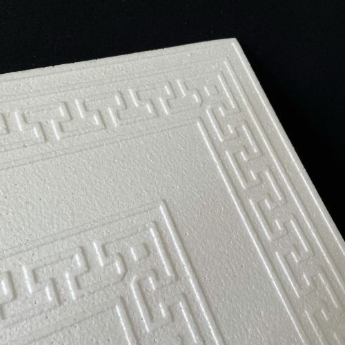 Álmennyezet - Szarvas sormintás EPS polisztirol álmennyezet dekorációs lap, festhető dekorpanel (50x50cm) Álmennyezet - Szarvas sormintás EPS polisztirol álmennyezet dekorációs lap, festhető dekorpanel (50x50cm)