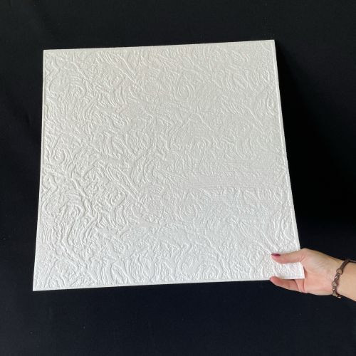 Álmennyezet -Tisza modern beltéri EPS polisztirol álmennyezet lap, festhető dekorpanel, hungarocell mennyezet burkolat (50x50cm) Álmennyezet -Tisza modern beltéri EPS polisztirol álmennyezet lap, festhető dekorpanel, hungarocell mennyezet burkolat (50x50cm)
