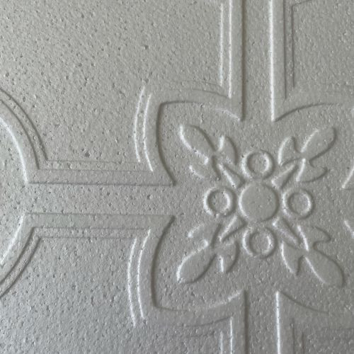 Álmennyezet -Kisvárda díszes klasszikus beltéri EPS polisztirol álmennyezet burkolat (50x50cm)