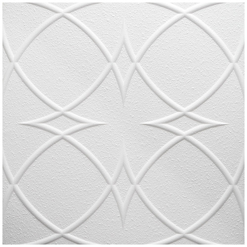 Álmennyezet - Marbet SATURN polisztirol beltéri mennyezeti festhető burkolólap (50x50cm) nútos