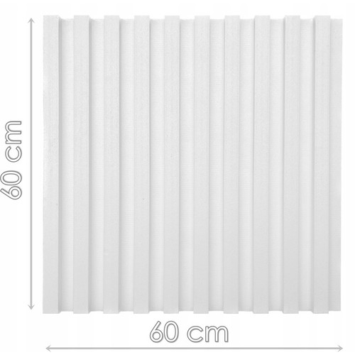 Mywall lamella polisztirol festhető, beltéri falburkolat (60x60 cm) Mywall lamella polisztirol festhető, beltéri falburkolat (60x60 cm)