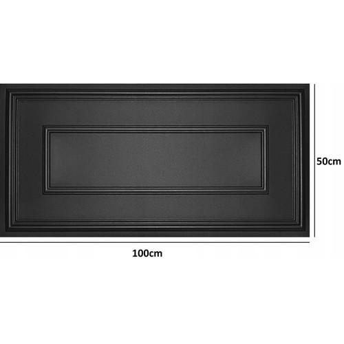 Polisztirol G-Taz Rama fekete 50x100 cm beltéri falpanel, English panel Polisztirol G-Taz Rama fekete 50x100 cm beltéri falpanel, English panel