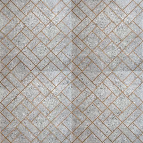 Polistar szürke arany betonmintás falpanel GL2-43 burkolat, 3d dekorpanel falra (50x50cm)