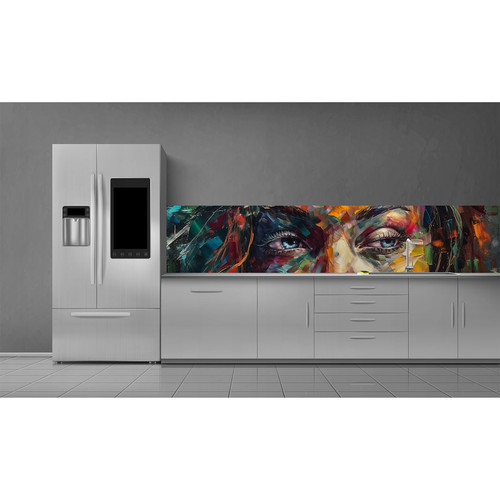 Soner törés- és hőálló konyhai hátfal absztrakt mintában 60x120 cm KF11 Soner törés- és hőálló konyhai hátfal absztrakt mintában 60x120 cm KF11