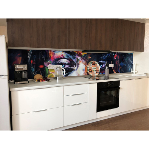 Soner törés- és hőálló konyhai hátfal absztrakt mintában 60x120 cm KF11 Soner törés- és hőálló konyhai hátfal absztrakt mintában 60x120 cm KF11