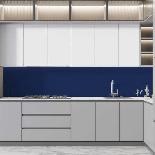 Soner törés- és hőálló konyhai falpanel tinta kék 050 60x120 Soner törés- és hőálló konyhai falpanel tinta kék 050 60x120