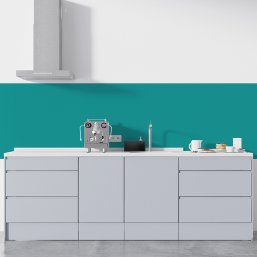 Soner törés- és hőálló konyhai falpanel sötét menta 054 60x120