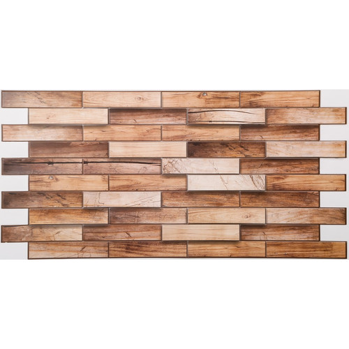 FLEXWALL PVC falpanel Walnut dió fa barna famintás 98x48 cm FLEXWALL PVC falpanel Walnut dió fa barna famintás 98x48 cm