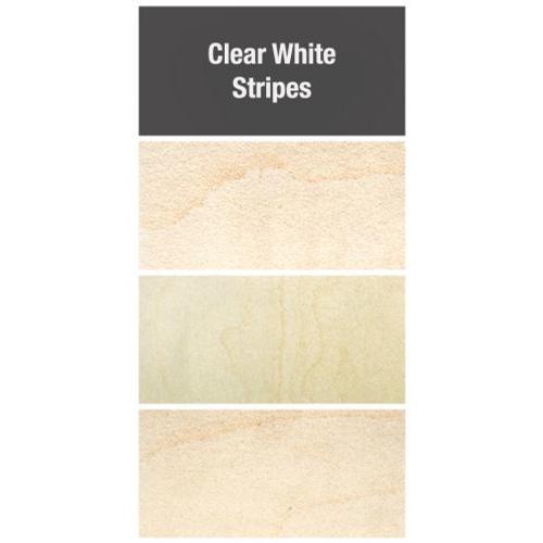 Clear White Stripes kőburkolat 122x61cm