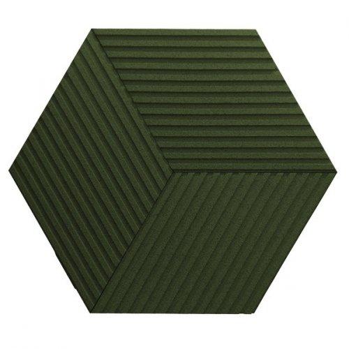 CORKBEE Stripe parafa dark green falpanel