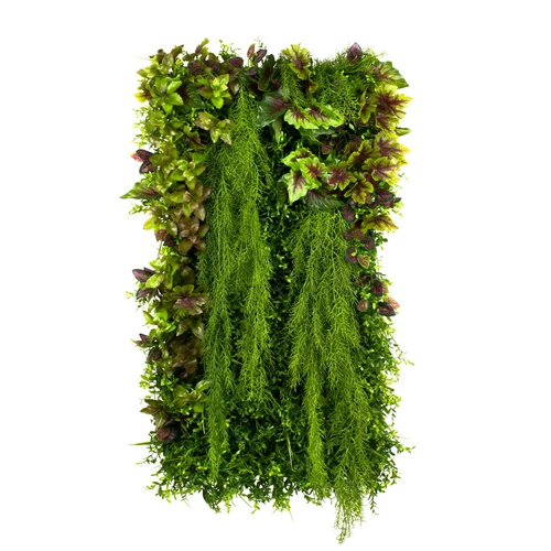 GD142 50x100 cm prémium egyedi kézzel készített élethű műanyag növényfal panel