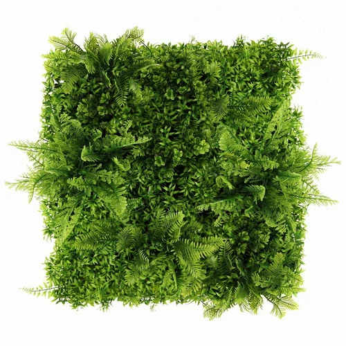 GD623 50x50 cm élethű műanyag zöldfal növényfal panel, műnövény dekoráció
