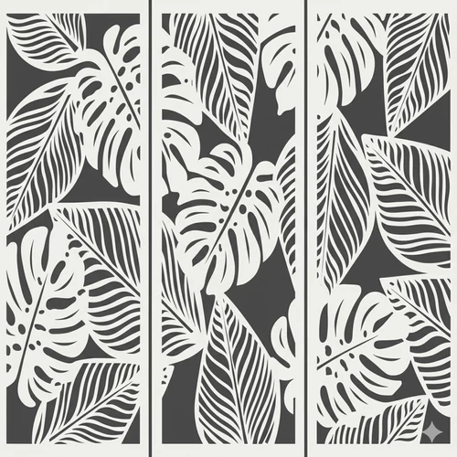 Fali dekorpanel, 50x150 cm x 3 darab, 3 mm HDF 