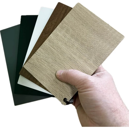 Termékminta HDF falpanelekhez 5 színben 