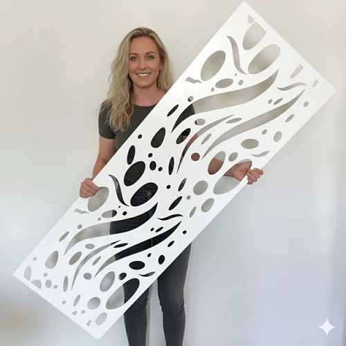 Fali dekorpanel, 50x150 cm, 3 mm HDF 