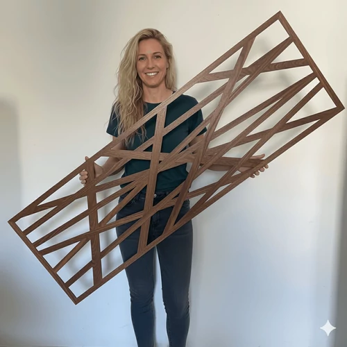 Fali dekorpanel, 50x150 cm, 3 mm HDF 