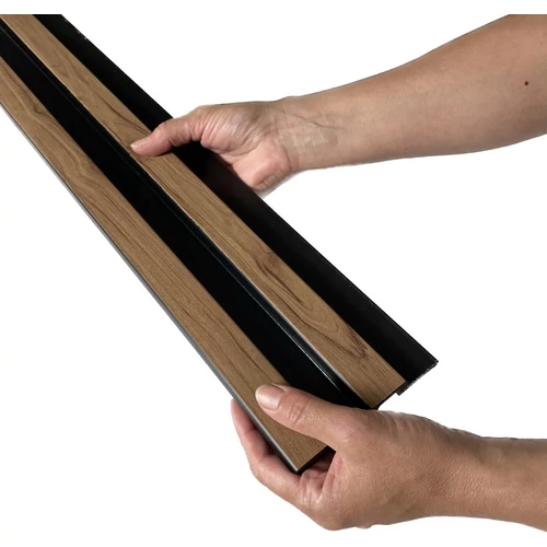 Kerma fali lamella, falpanel falburkolat 11,5x290 cm világosbarna színben KD2-102
