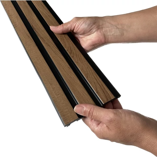 Kerma fali lamella falburkolat 11,5x290 cm barna, fahatású színben KD4-102